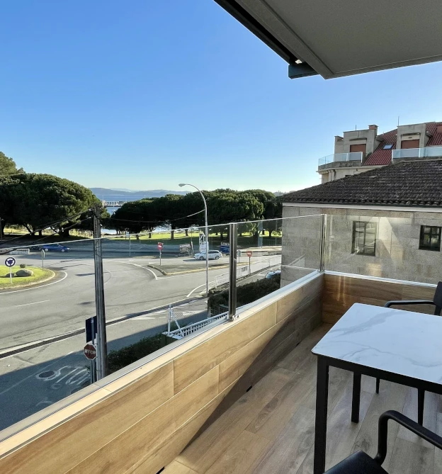 balcon apartamento sanxenxo deluxe 1 dormitorio