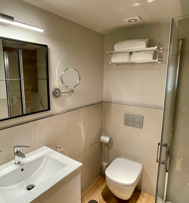 baño apartamento vacaciones sanxenxo 2 dormitorios