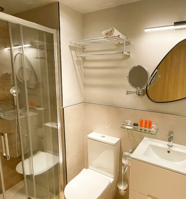 baño apartamento vacaciones sanxenxo tipo loft