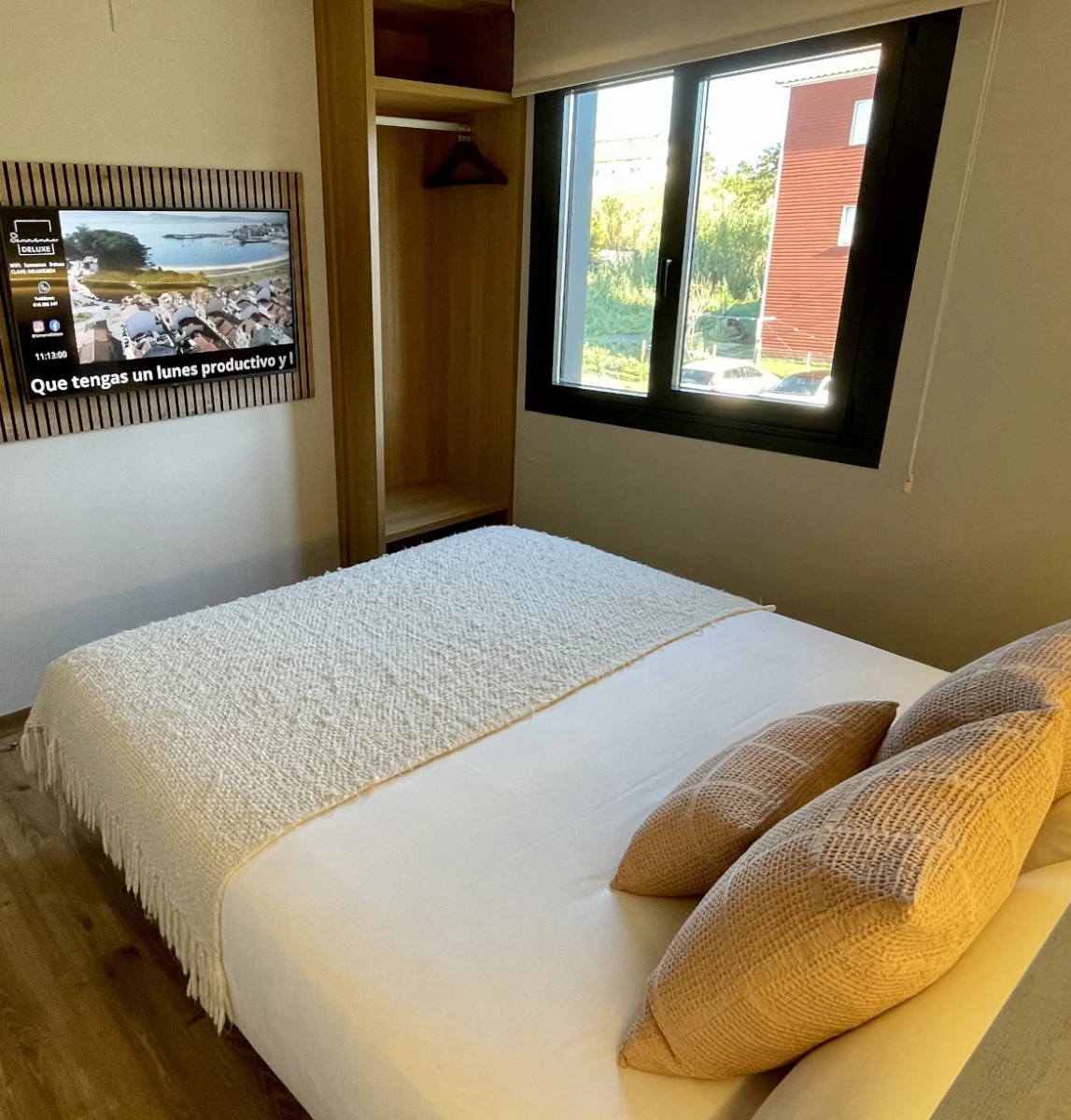 cama apartamento vacaciones sanxenxo 3 dormitorios sanxenxo deluxe