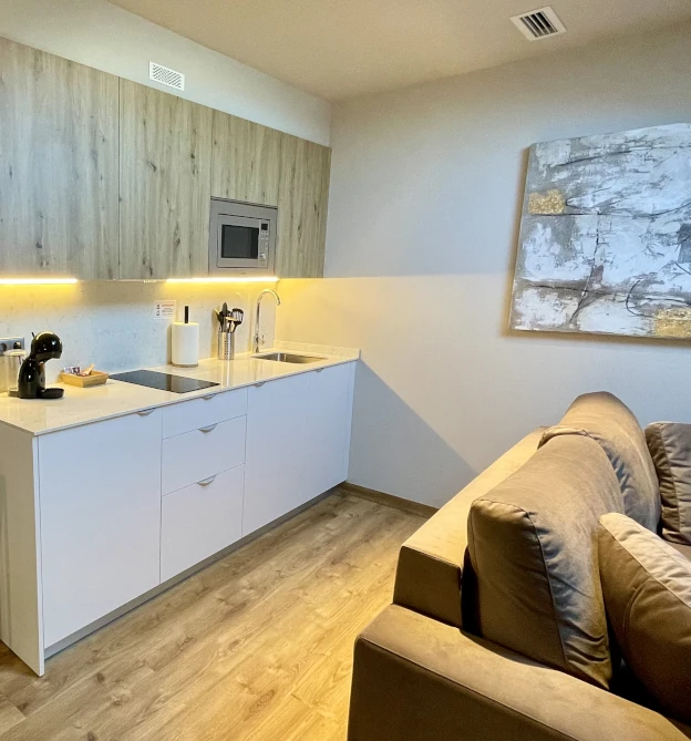 cocina apartamento sanxenxo deluxe abuhardillado