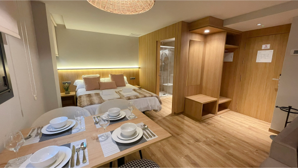 comedor apartamento loft sanxenxo deluxe 3