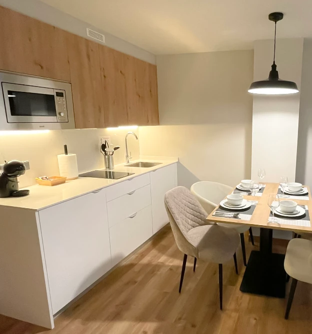 comedor apartamento vacaciones sanxenxo 1 dormitorio-2