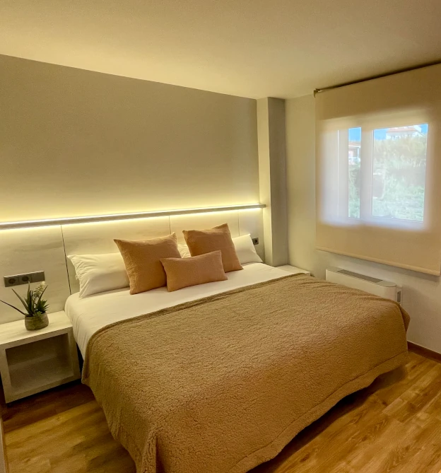 dormitorio apartamento vacaciones sanxenxo 2 dormitorios-2