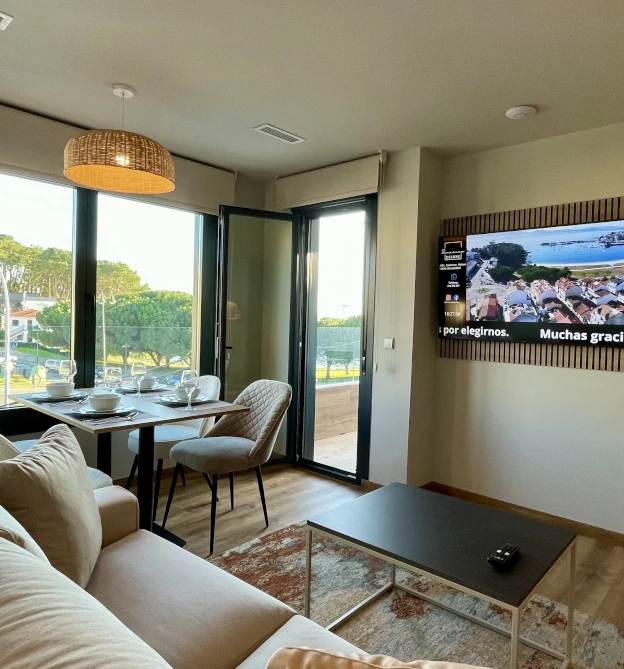 salon apartamento sanxenxo deluxe 1 dormitorio