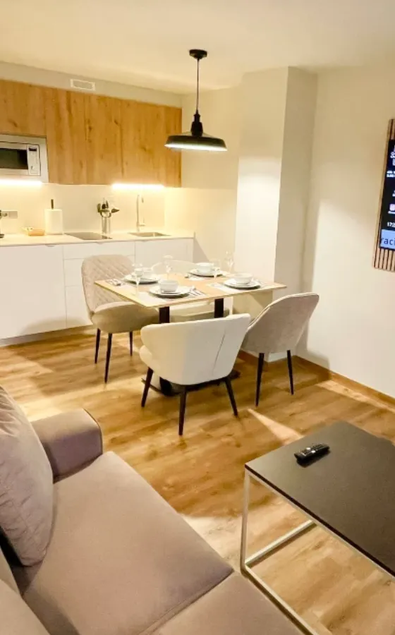 apartamentos 1 dormitorio sanxenxo deluxe - sala