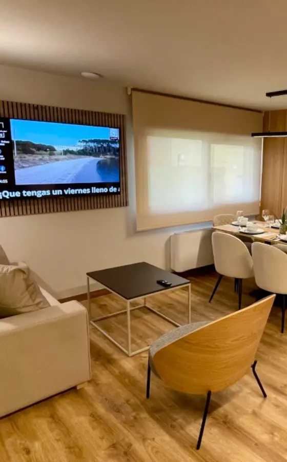 apartamentos 3 dormitorios en sanxenxo deluxe - salon