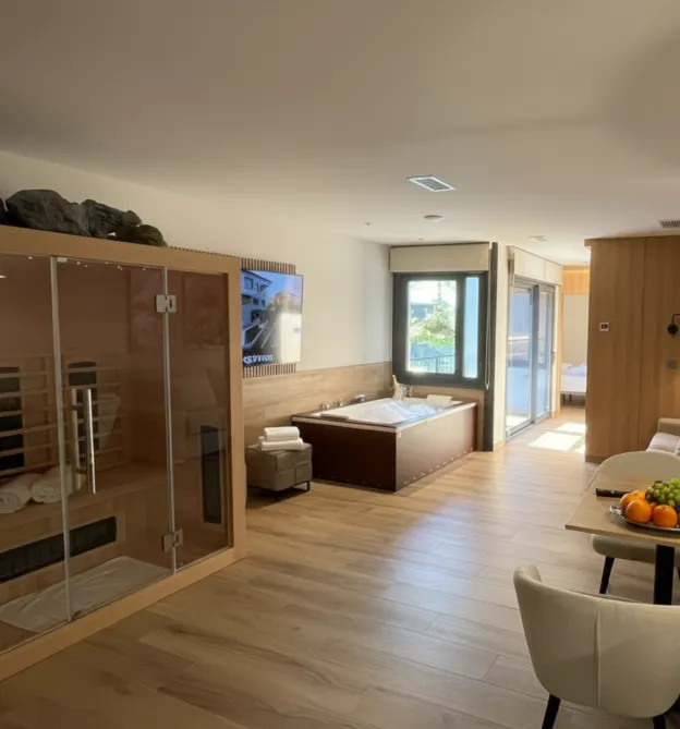 apartamentos spa - sala